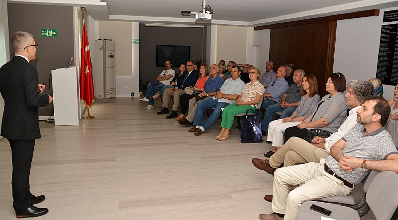 26 MAYıS 2018 TARiHiNDE TDB AKADEMi - ODAMıZ iŞBiRLiĞi iLE ODAMıZDA DOÇ.DR. KAMRAN GÜLŞAHı'NıN SUNUMUYLA 