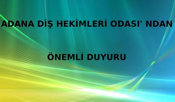 ÖNEMLİ DUYURU