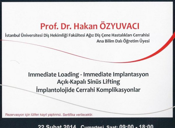 22 ŞUBAT CUMARTESİ GÜNÜ HİLTON OTELİNDE SEMİNER YAPILACAKTIR.